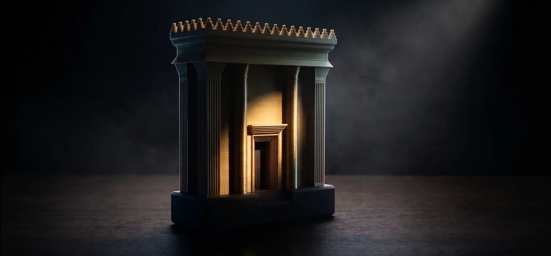 The Beit Hamikdash tzedakah box